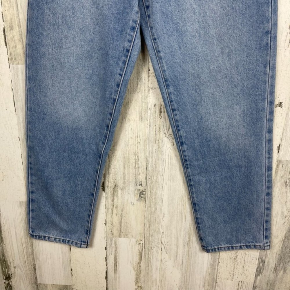 Forever 21 paper bag denim jeans‎ cinched waist relaxed fit NWT high rise blue S - Picture 4 of 10